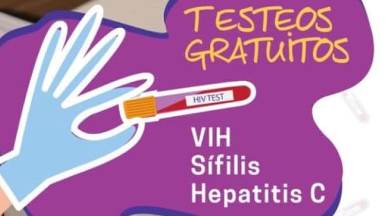 Este jueves se realizarán testeos gratuitos de VIH, Sífilis y Hepatitis C