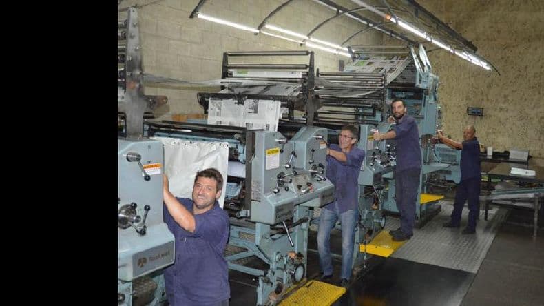 Los trabajadores gráficos conmemoraron ayer su Día