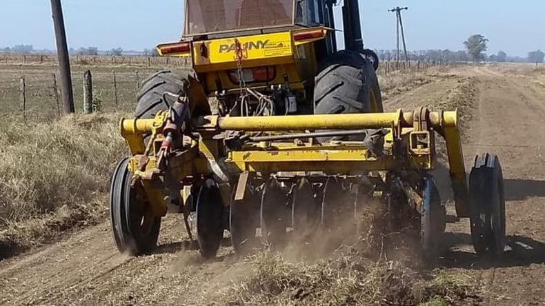 Realizaron mejoras en caminos rurales cercanos a Guerrico