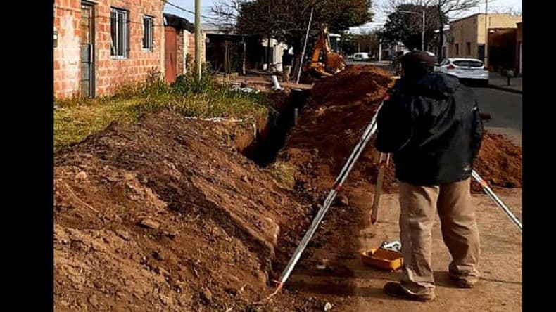 Llevan a cabo obras de infraestructura en un sector del barrio Acevedo