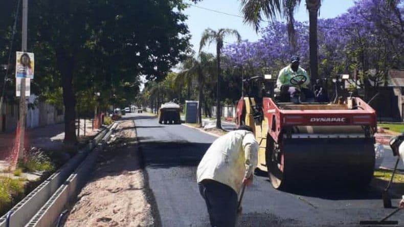 Avanza la remodelación de un sector de calle España