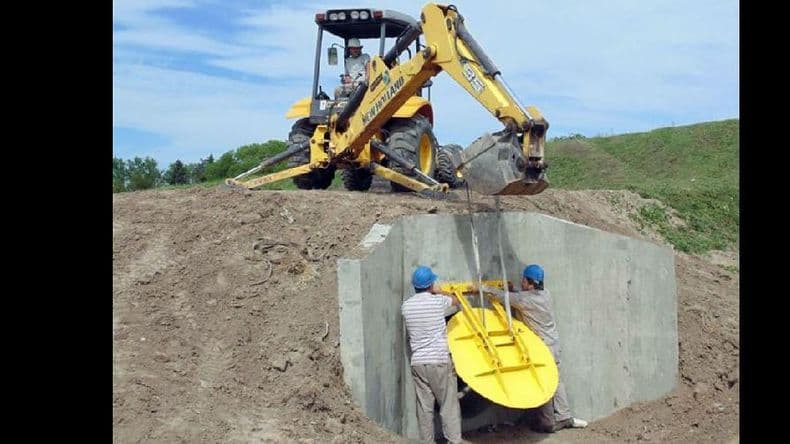 Barrio Kennedy: finalizaron obras de construcción del nuevo alcantarillado de acometida en el Arroyo