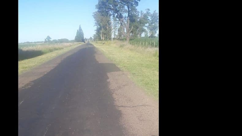 Realizaron un bacheo integral en el acceso a la localidad de Mariano Benítez