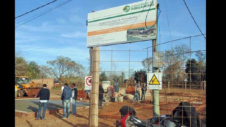 La construcción del nuevo centro de salud modifica la fisonomía del barrio Newbery