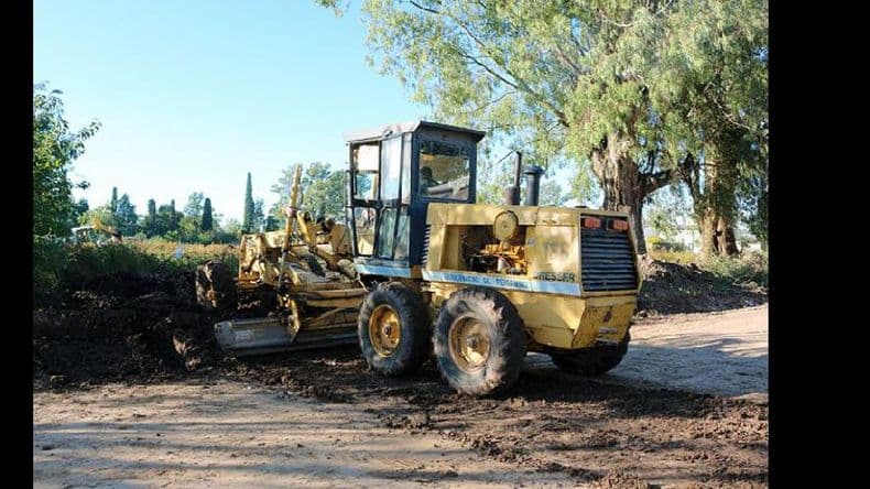 Obras en la zona norte para mejorar las calles y el escurrimiento del agua