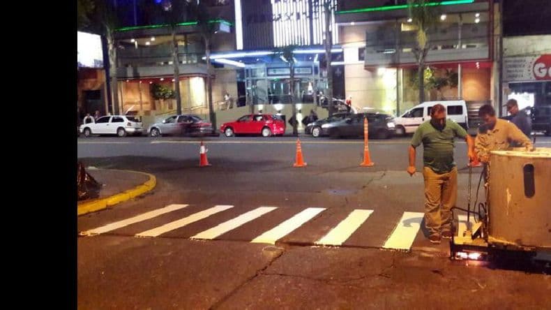 Mejoran la señalización de la ciudad con un nuevo sistema para demarcación
