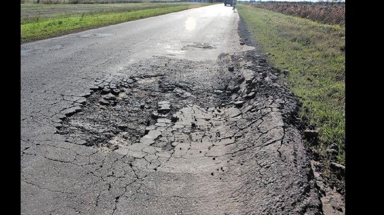 Sin respuestas de Vialidad, el deterioro de la ruta Nº 32 pone en riesgo la seguridad vial