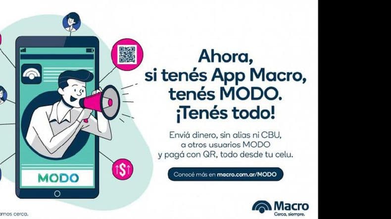 Banco Macro presentó “Modo”, para resolver y agilizar operaciones