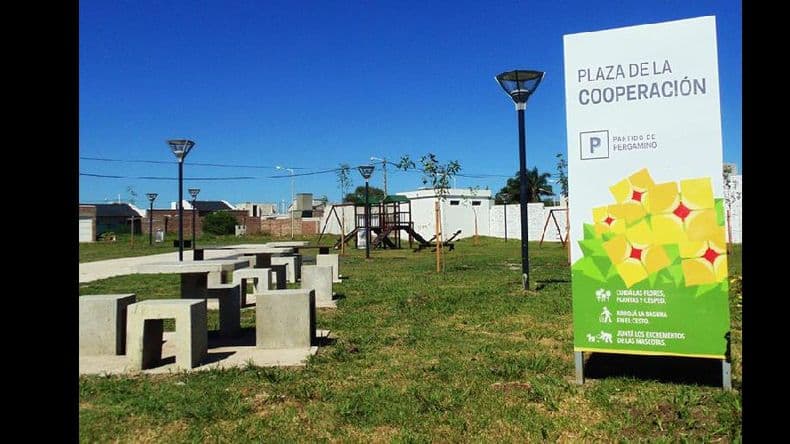 Terminaron las obras de la nueva plaza en el complejo “Solares”