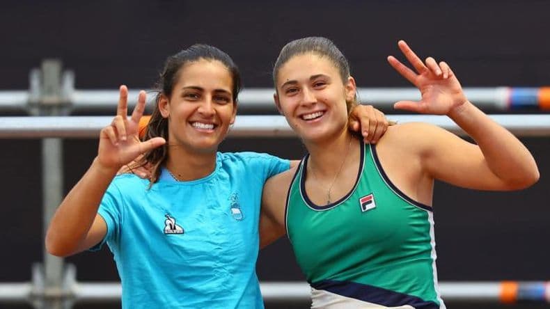 Julia Riera medalla de bronce en dobles y va por otra en singles en Santiago 2023