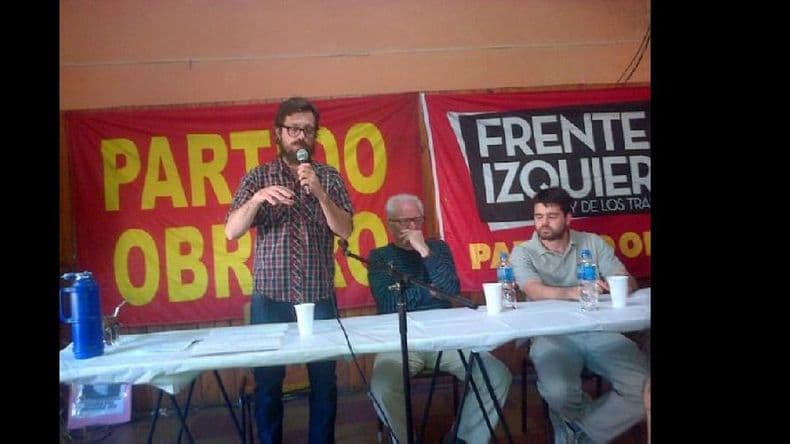 El dirigente de izquierda Jorge Altamira encabezó una charla en Pergamino