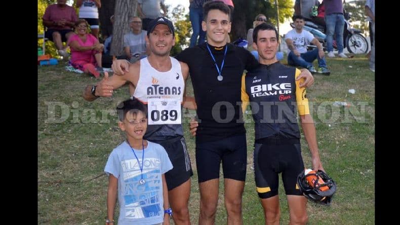 El Triatlón Aventura fue para el equipo integrado por Dragi, Franco y Ortiz