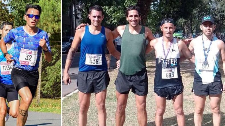 Atletas pergaminenses compitieron en el Campeonato Nacional de Ruta de 10K