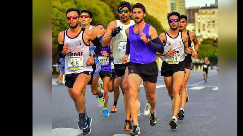 Luciano Dragi encabezó la participación pergaminense en los 21K de Buenos Aires