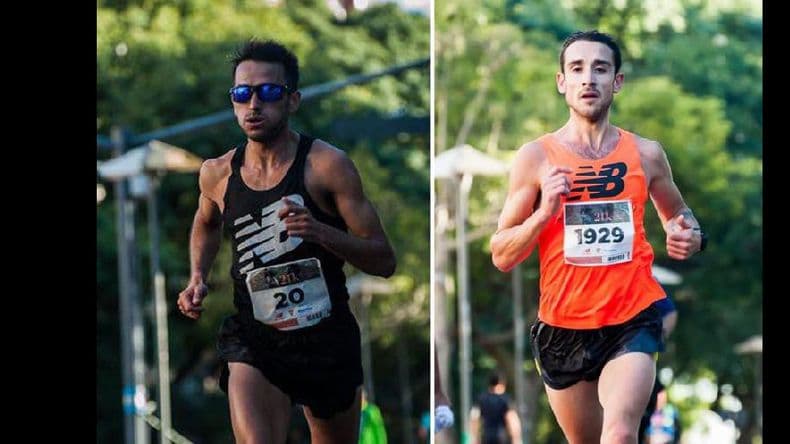 Luciano Dragi y Jonatan Kriger se destacaron en el Medio Maratón de Rosario