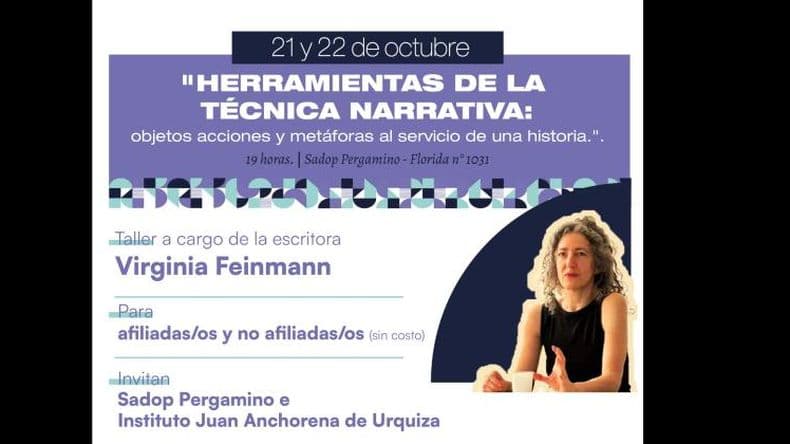 Sadop Pergamino invita a un taller de técnica narrativa para docentes