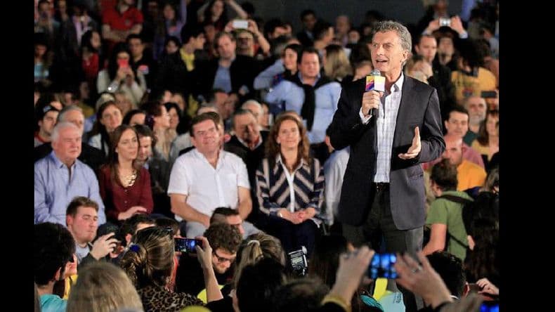 Macri realizó el último acto antes de la veda electoral en Vicente López