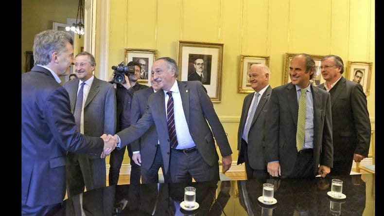 Mauricio Macri recibió a la Unión Industrial Argentina