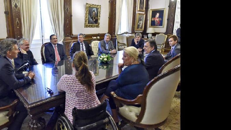 El presidente recibió a legisladores de Cambiemos