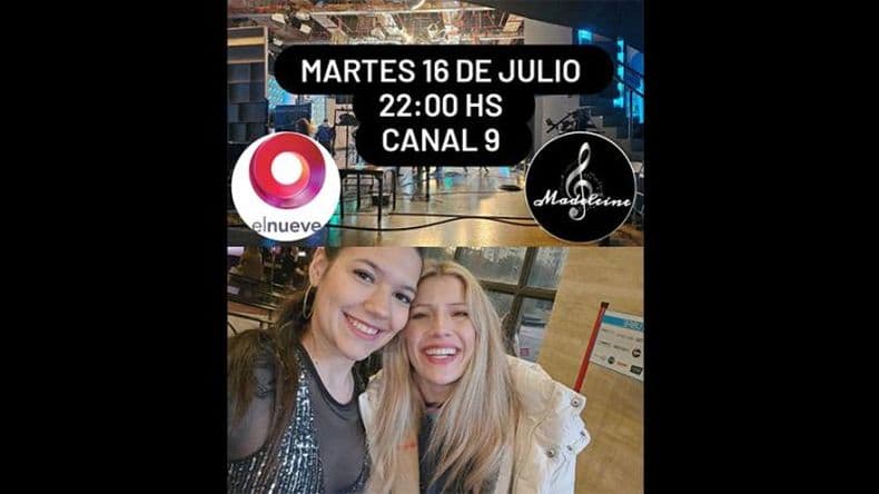 Madeleine participó del ciclo televisivo "Bienvenidos a ganar"