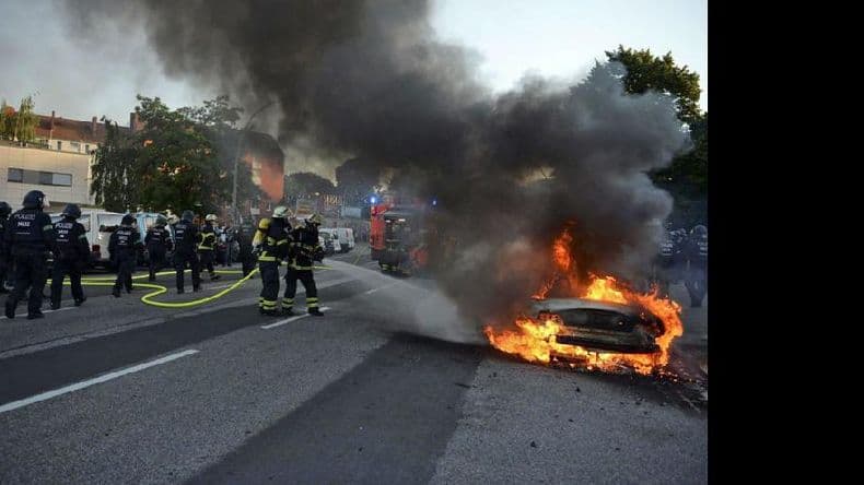 Miles de manifestantes en las calles de Hamburgo contra la cumbre del G-20