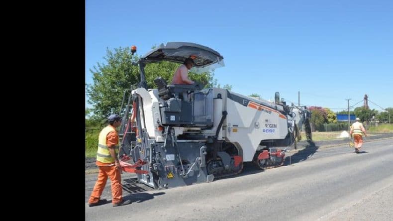 Acondicionan distintos tramos de la ruta Nº 32
