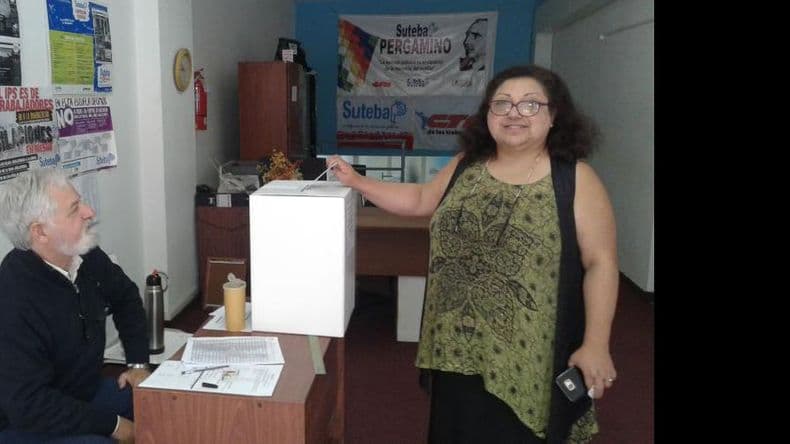 María Luisa Mazzola fue reelegida en el Suteba local
