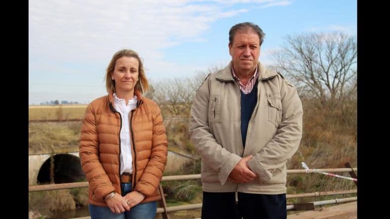 Están reparando el puente que une El Socorro y la zona de Arroyo del Medio