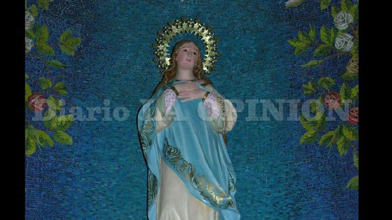 El sábado se celebrará la Inmaculada Concepción de María