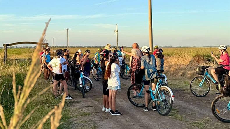 Mariano Benítez: atardecer, historia, bicicletas y una experiencia compartida