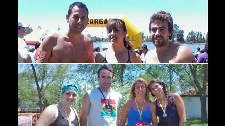 Nadadores de la ciudad en “El Desafío del Faro”