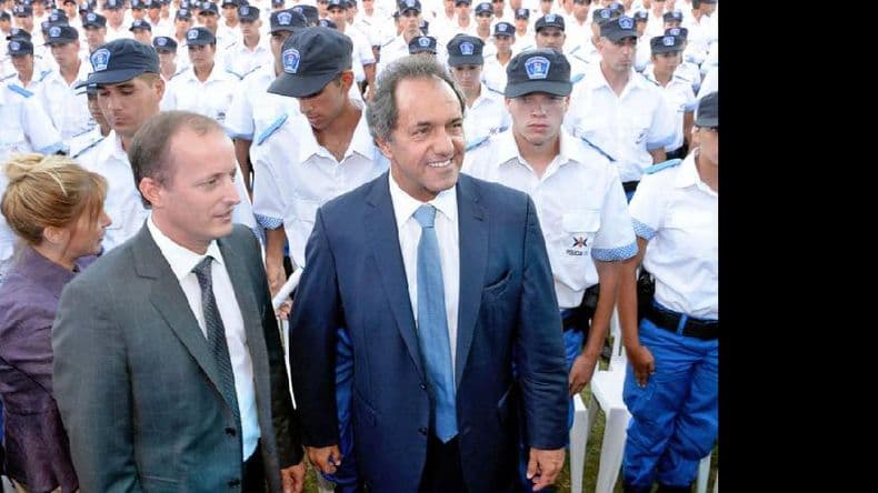 Scioli e Insaurralde se mostraron juntos