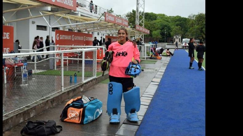 Martina Grandi fue elegida mejor arquera en el Argentino de Hockey
