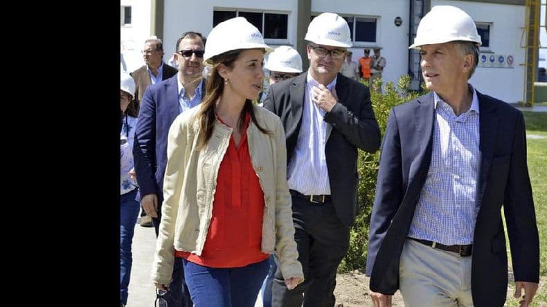 Macri recorrió una planta industrial en Ramallo