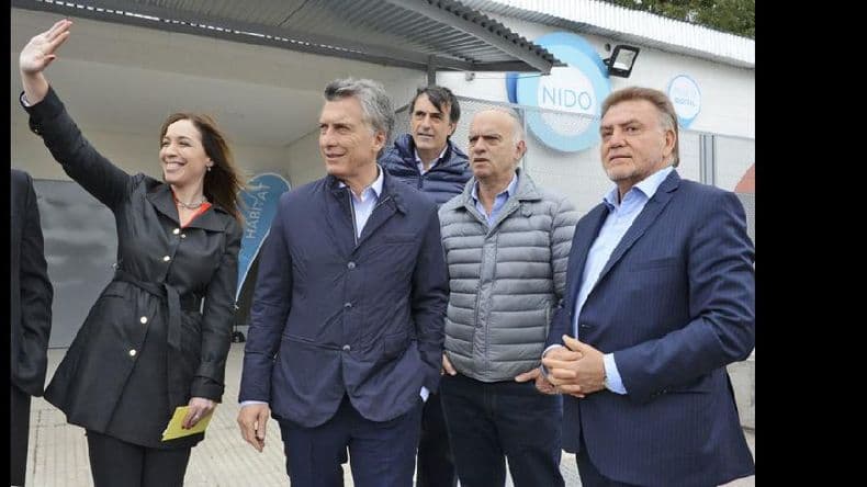 Macri, Vidal y Bullrich visitaron tres distritos en menos de dos horas