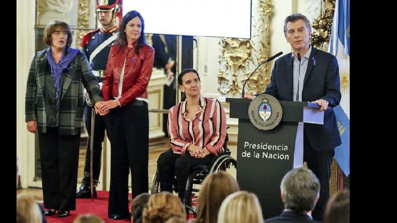 Mauricio Macri presentó un Plan Nacional contra la Violencia de Género