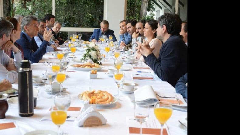 Mauricio Macri se reunió con referentes sociales en Olivos