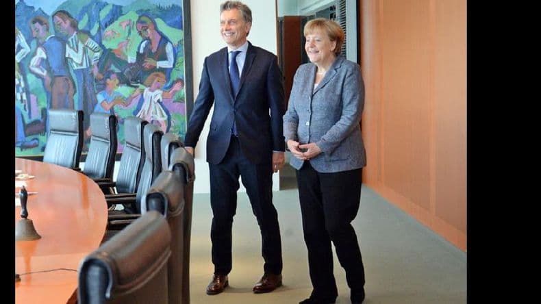 Mauricio Macri se reunió con Angela Merkel en Berlín