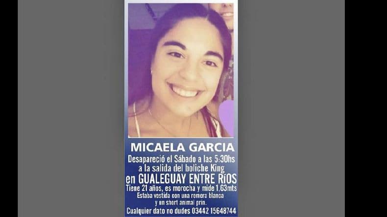 Decenas de policías buscan a una joven desaparecida en la ciudad de Gualeguay