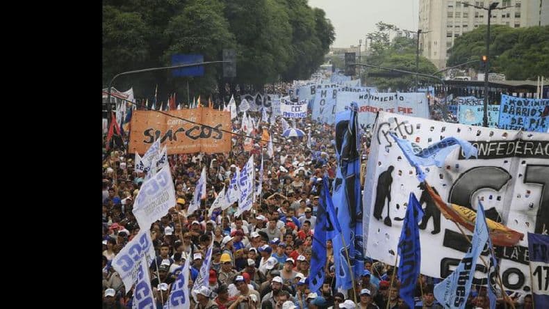 La protesta contra la reforma previsional terminó con incidentes