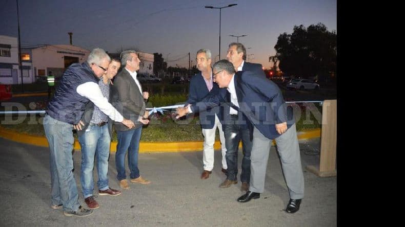 Inauguraron la rotonda de Juan B. Justo