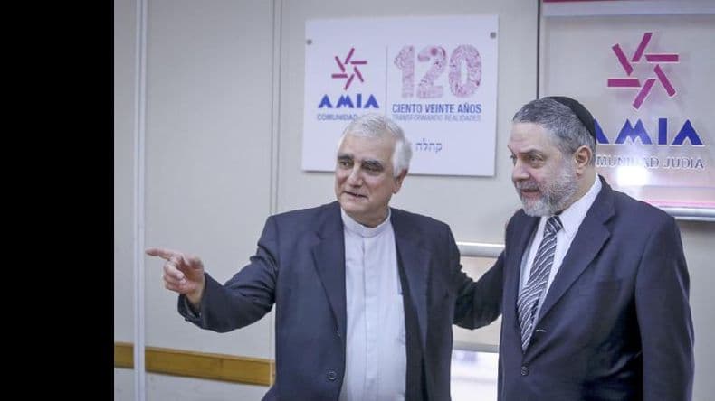 Encuentro interreligioso entre la Amia y la Pastoral Social de la Iglesia católica