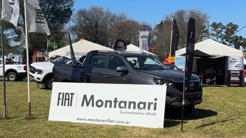 Montanari Fiat, con su gama de vehículos, se acerca a los clientes en la concesionaria y los eventos