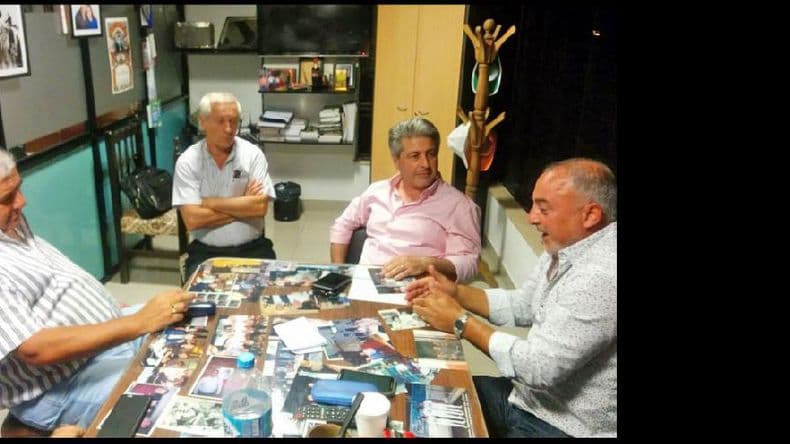 Reunión entre Moser, Martínez, Schiavoni y Azpeitía