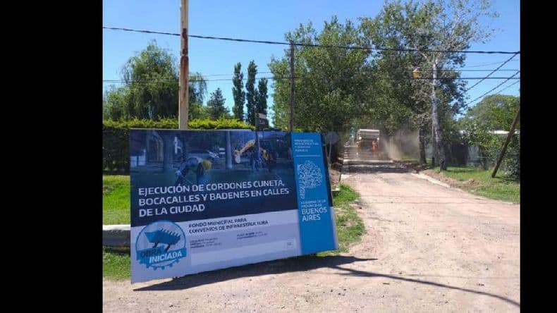 Financiamiento provincial y aportes del Municipio para las obras de cordón cuneta
