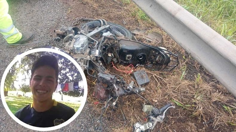 Dieron a conocer la identidad del joven fallecido en un siniestro vial al chocar en moto con un auto