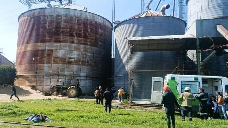 Murió un trabajador rural tras caer dentro de un silo de cereal en Mariano Benítez