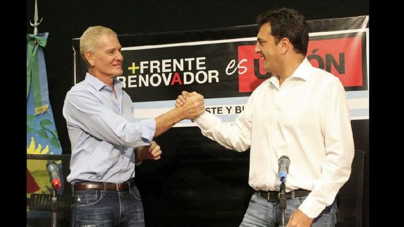 Massa presentó a De Narváez como nuevo precandidato del Frente Renovador
