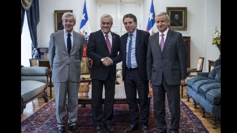 Dujovne se reunió con el presidente de Chile