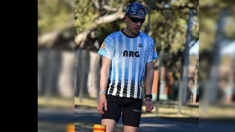 Una lesión frenó a Nicolás Ternavasio en la prueba “6h Virtual Global Solidarity Run”